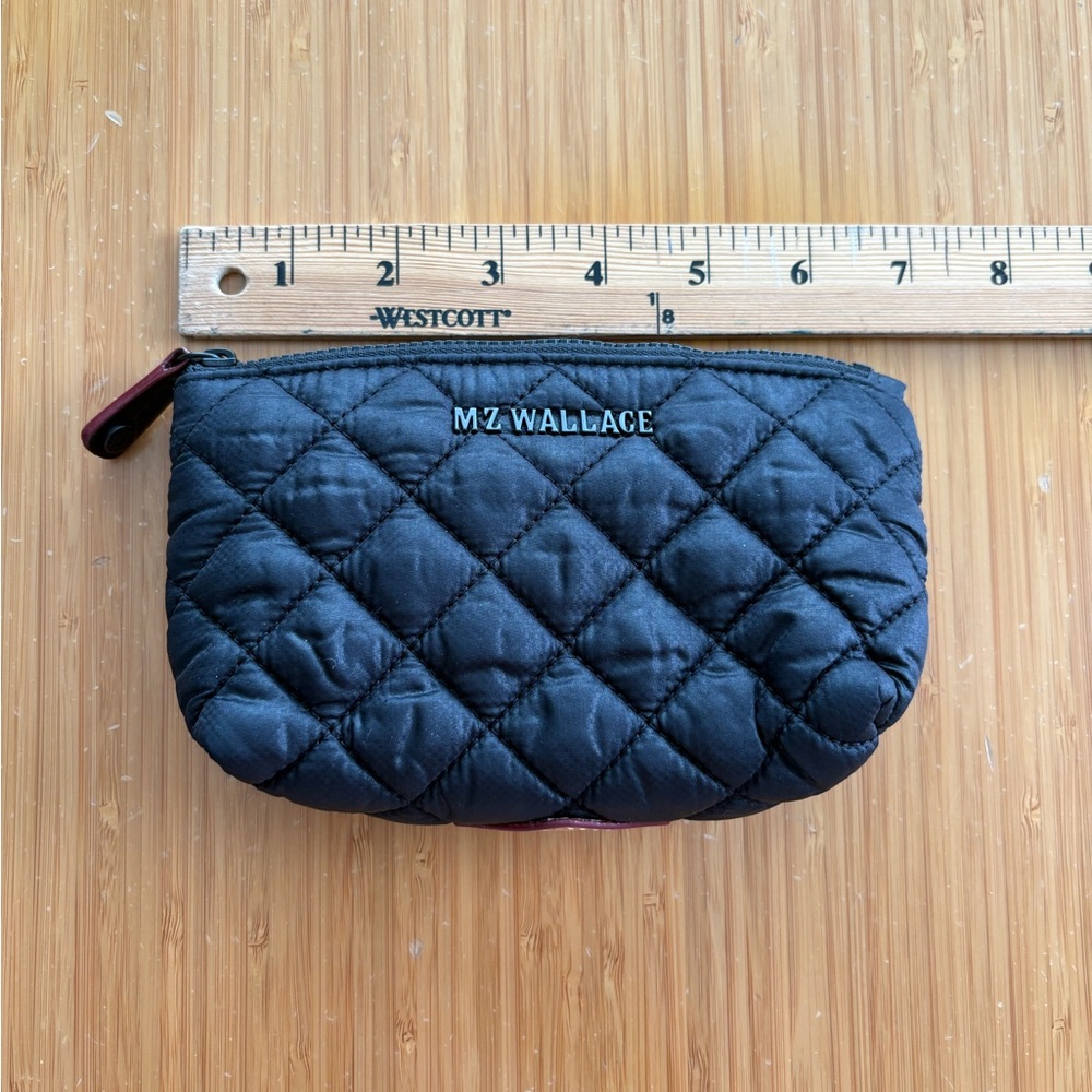 MZ Wallace Black Quilted Pouch